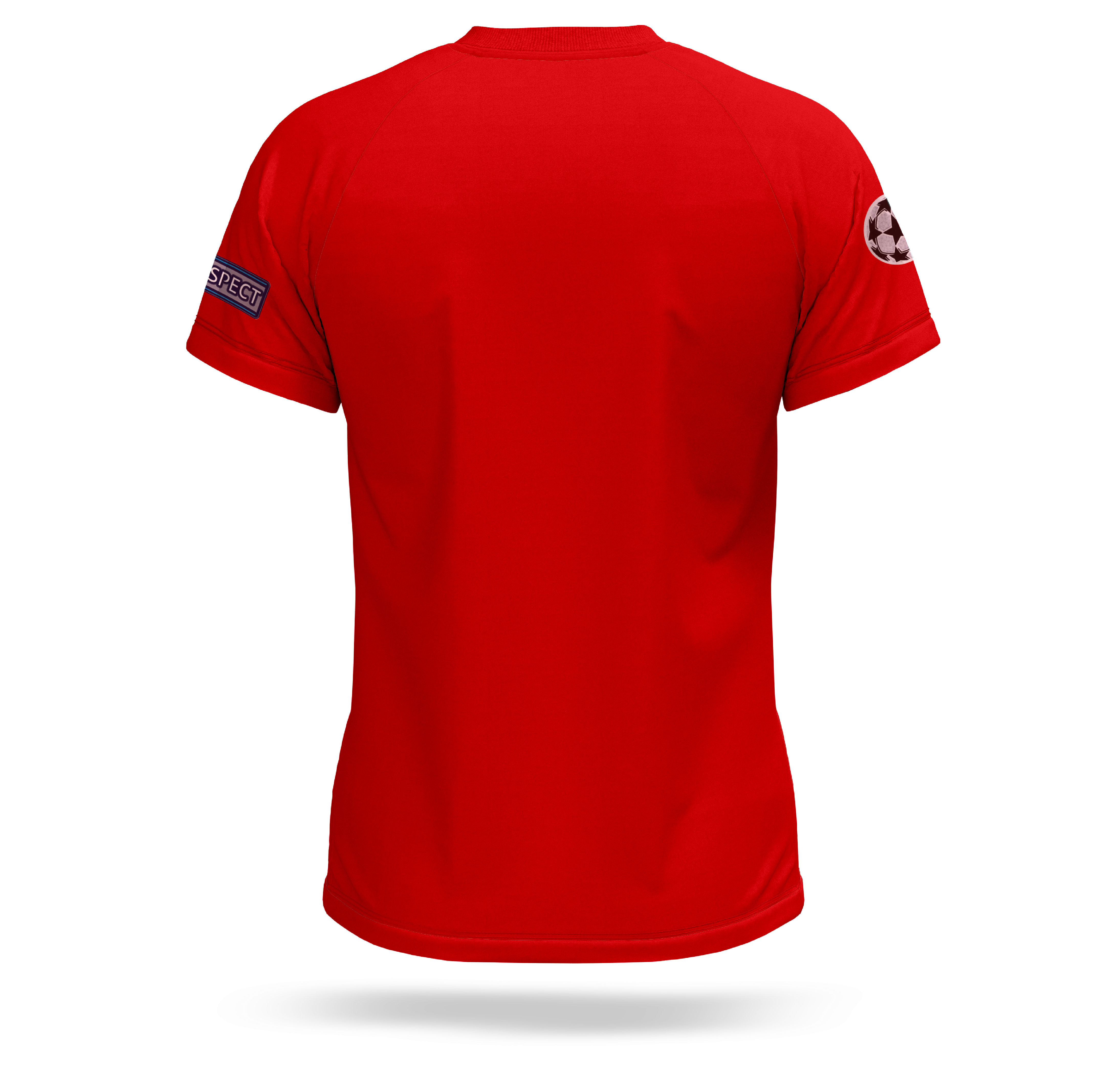 Home jersey kit with aig design and blend of red color